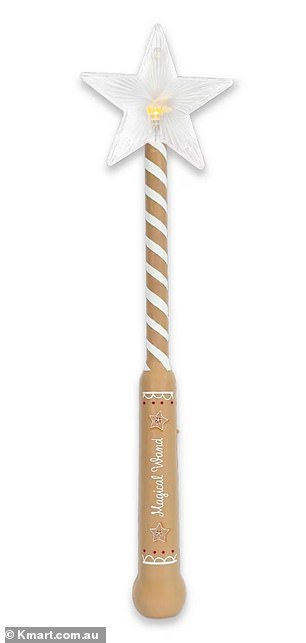 The Kmart LED Magical Lighting Wand $25 is a clever gadget that wirelessly connects to your Christmas tree lights