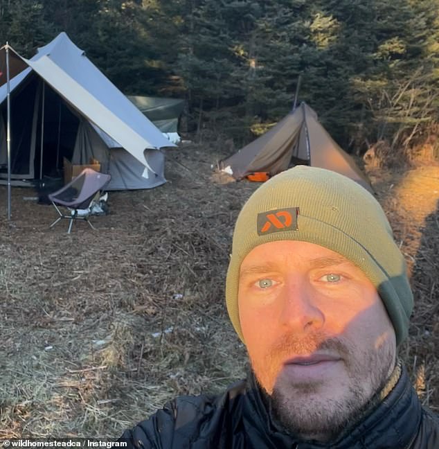 Almost two years ago, James Alofs, 39, ditched his life in Los Angeles and China for a 40-acre piece of land in the middle of the Canadian woods - and he hasn't looked back since